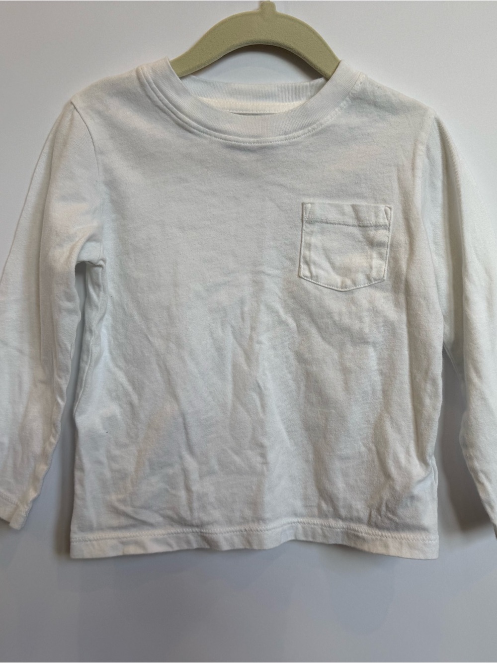 Baby GAP White Long-Sleeve Pocket Tee - Kids